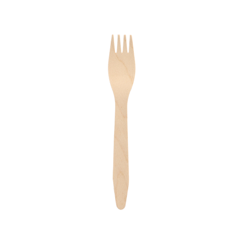 Papstar Gabeln, Holz "pure" 16,5 cm