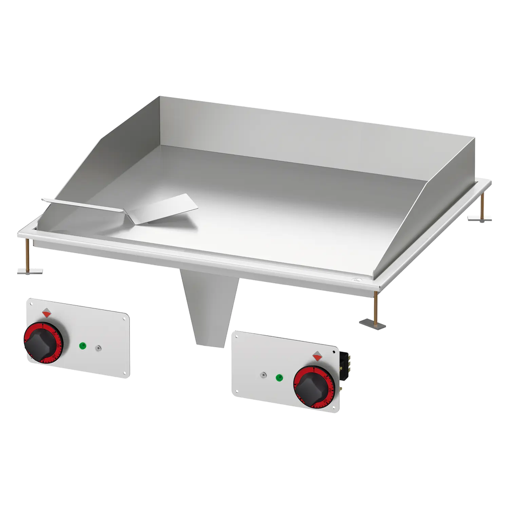 RM Gastro Grillplatte 75x55 drop-in elektrisch glatt 400 V / RM - FTLD-68ET