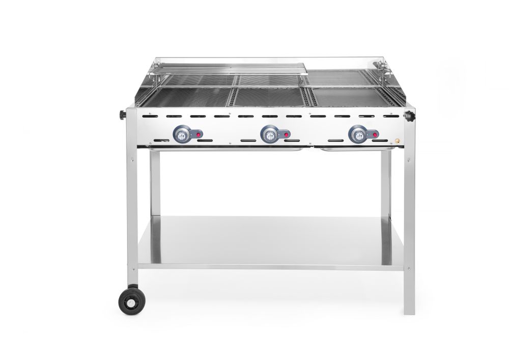 Hendi Grillsystem Green Fire 3 Brenner, HENDI, Profi Line, 17,4kW, 1078x612x(H)8