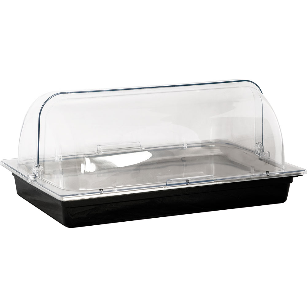 Stalgast Sunnex Kühlschale GN 1/1, aus Polycarbonat, schwarz, passend für GN 1/1