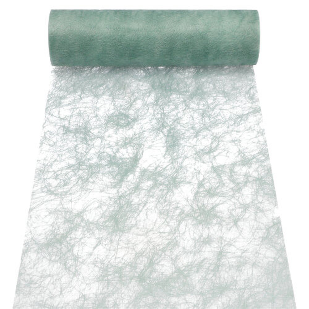 Papstar Dekoband "Sizoflor" 25 m x 30 cm jadegrün