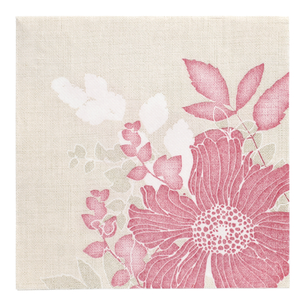 Papstar Servietten "ROYAL Collection" 1/4-Falz 40 cm x 40 cm fuchsia "Annabel"