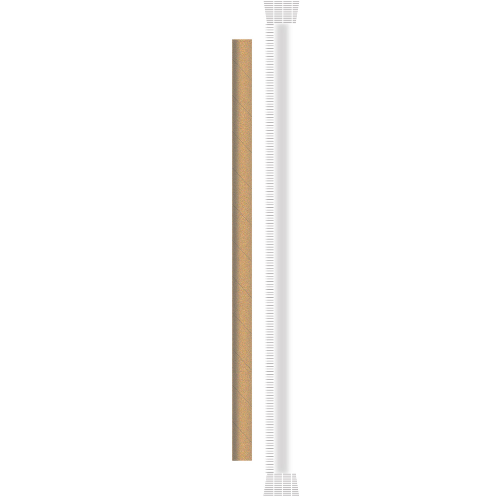 Mank Papiertrinkhalm naturbraun gehüllt Ø 8 mm / 230 mm