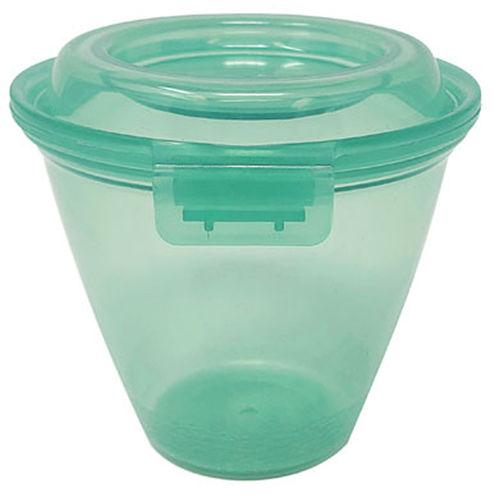 Contacto Eco-Takeouts Behälter mit Klappdeckel, 355ml, grün