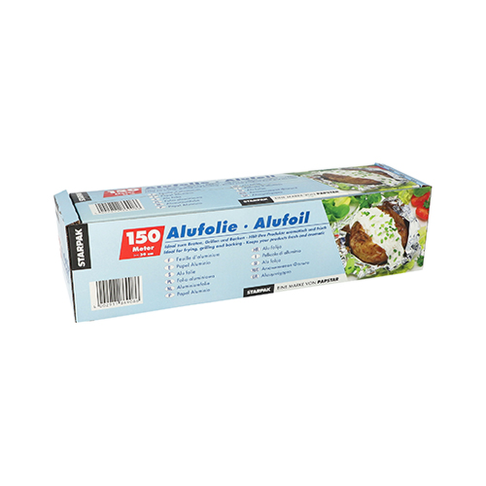 Papstar Alufolie 150 m x 30 cm in Faltschachtel