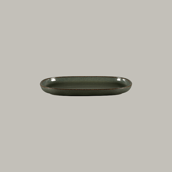 RAK Platte oval - caldera  Serie: Ease L 26.1 cm / W 18 cm / Ht. 2.5 cm