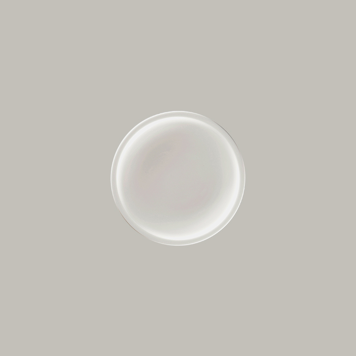 RAK Teller flach coup - white  Serie: Ease Ø 20.4 cm / Ht. 2.1 cm