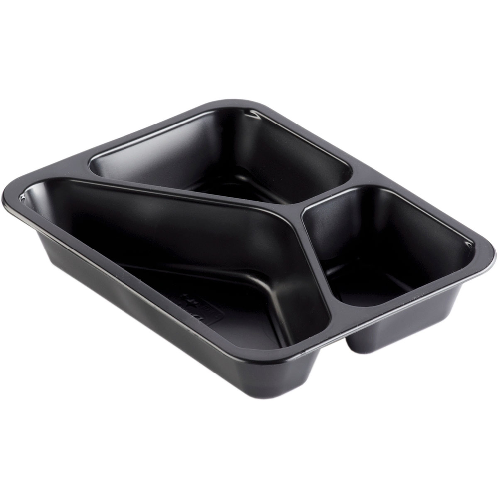 Duni PP-Schale Caterline 3-geteilt 227 x 178 x 40 mm