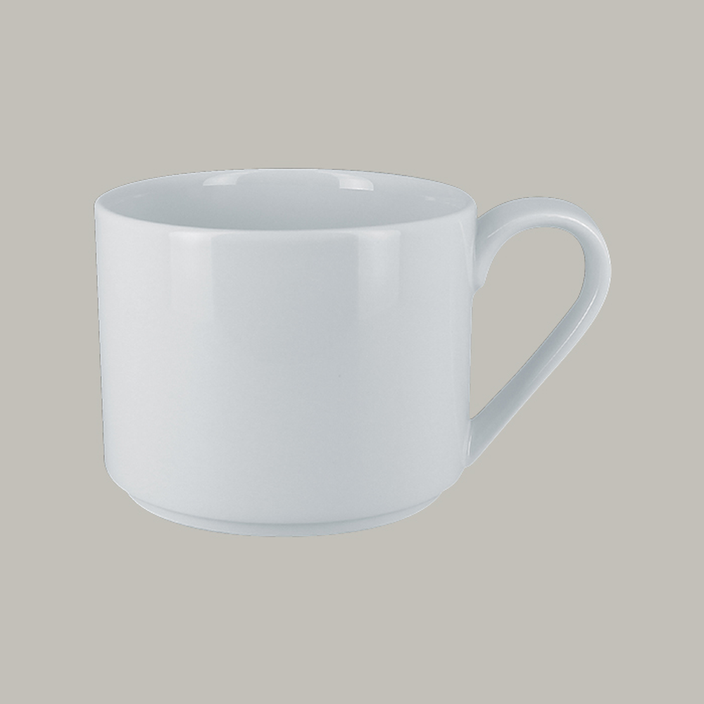 RAK Frühstückstasse stapelbar Serie: Access Ø 10 cm / Ht. 8.5 cm / Cont. 45 cl