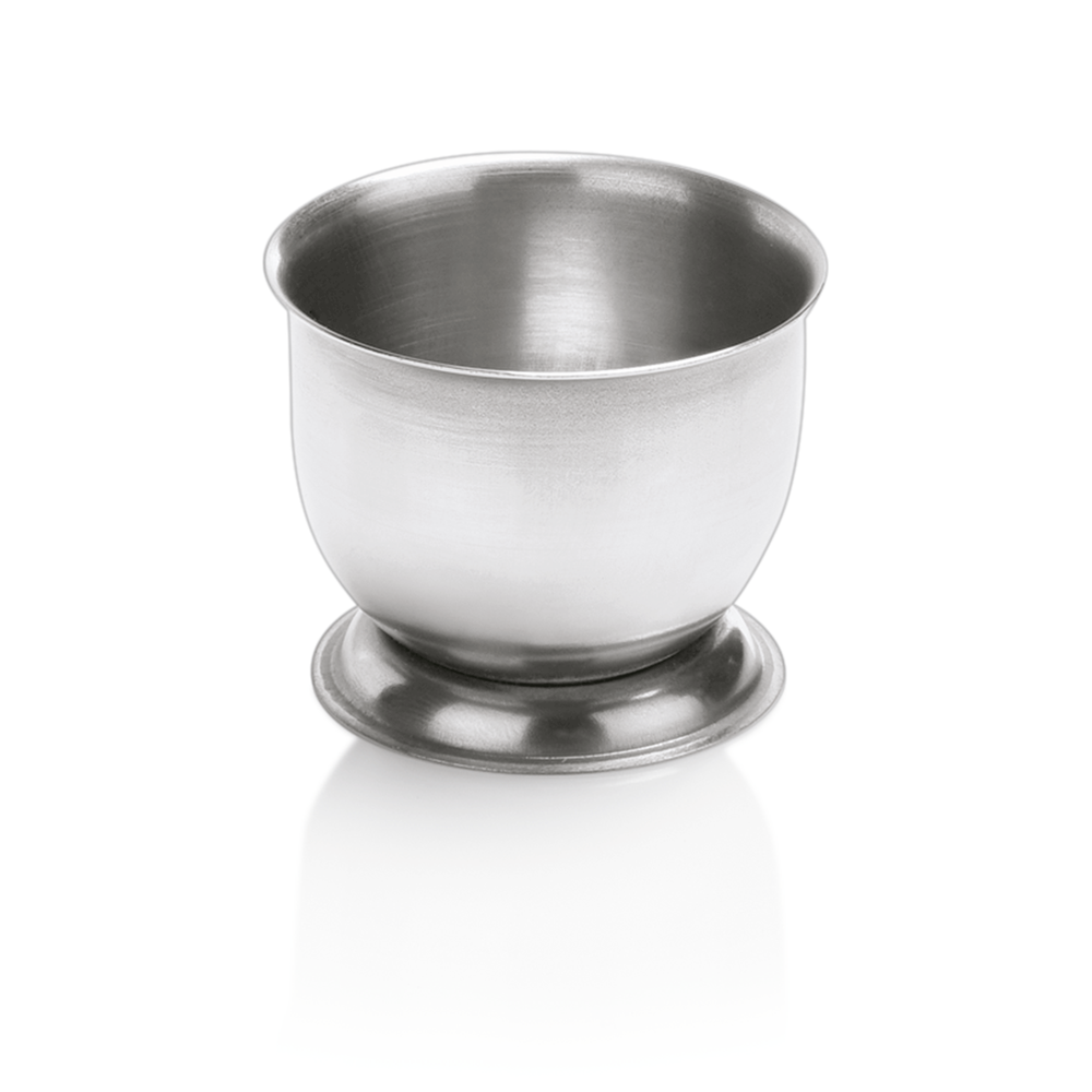 WAS Eierbecher Set ohne Loch, 4 cm, Set á 6 Stück, Chromnickelstahl