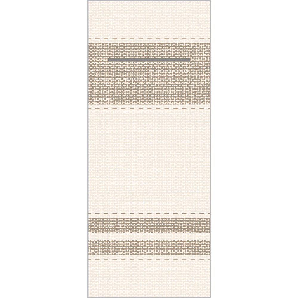 Mank Pocket-Napkins Brooklyn beige-beige grey 40 x 33 cm 1/8 Falz