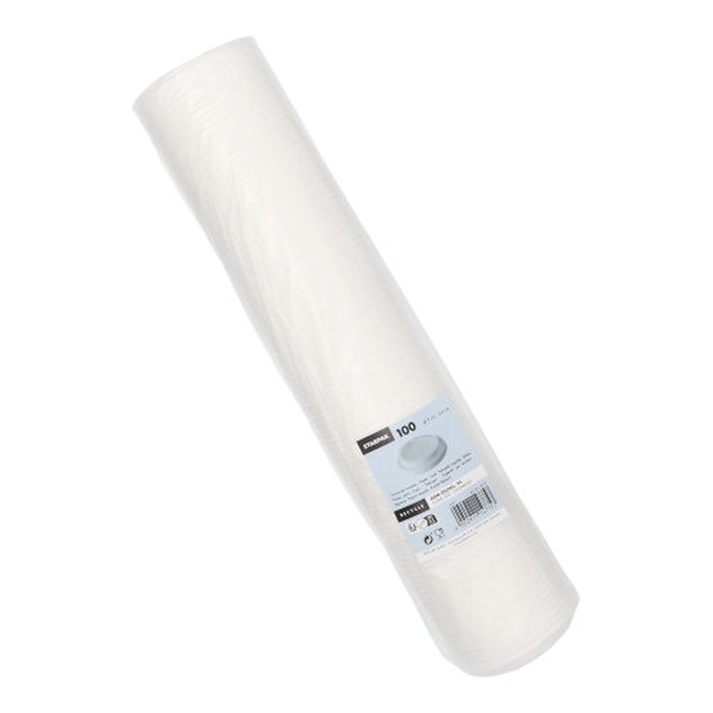 Papstar Dom-Deckel, PS "To Go" rund Ø 9 cm · 2,4 cm weiss