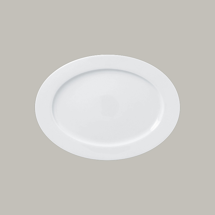 RAK Platte oval  Serie: Access L 28.2 cm / W 20.4 cm / Ht. 2.2 cm