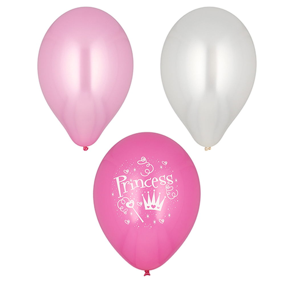 Papstar Luftballons Ø 29 cm farbig sortiert "Princess"
