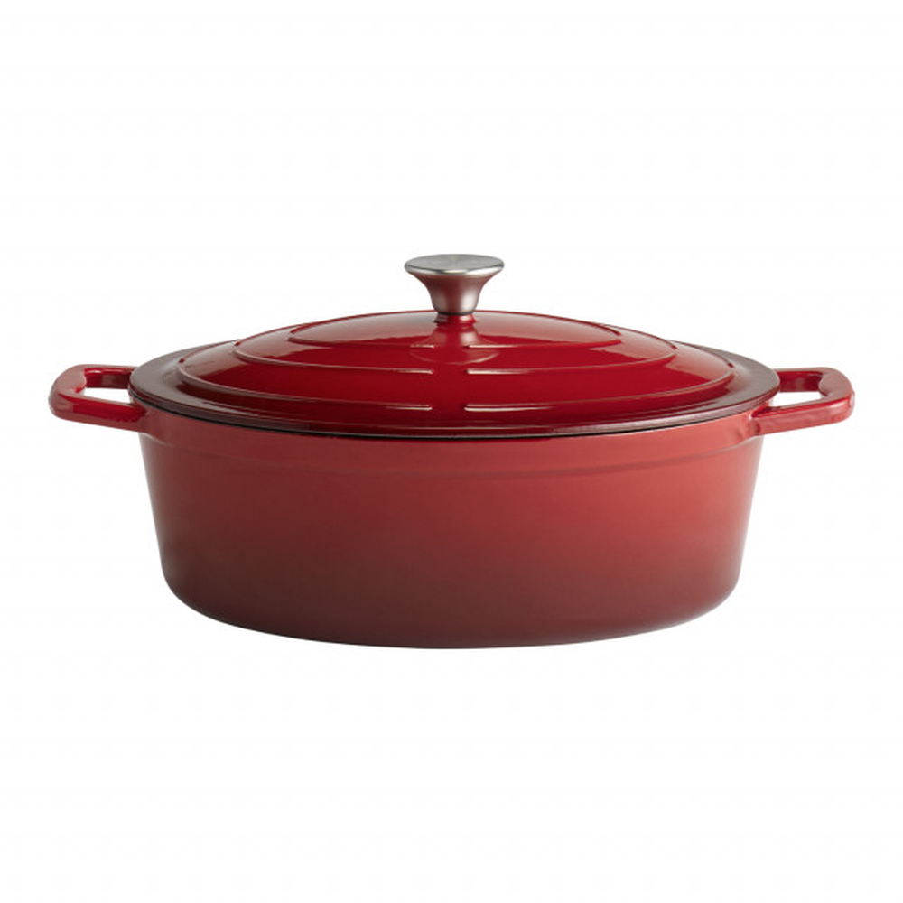 APS Bräter mit Deckel -5 STARS- 33 x 25 cm, H: 11 cm (oval)
