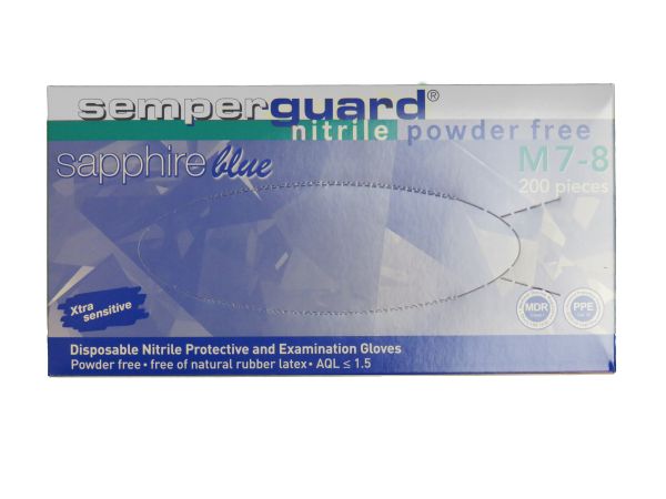 AAV Semperguard Nitril Xpert, sapphire Größe S 6-7