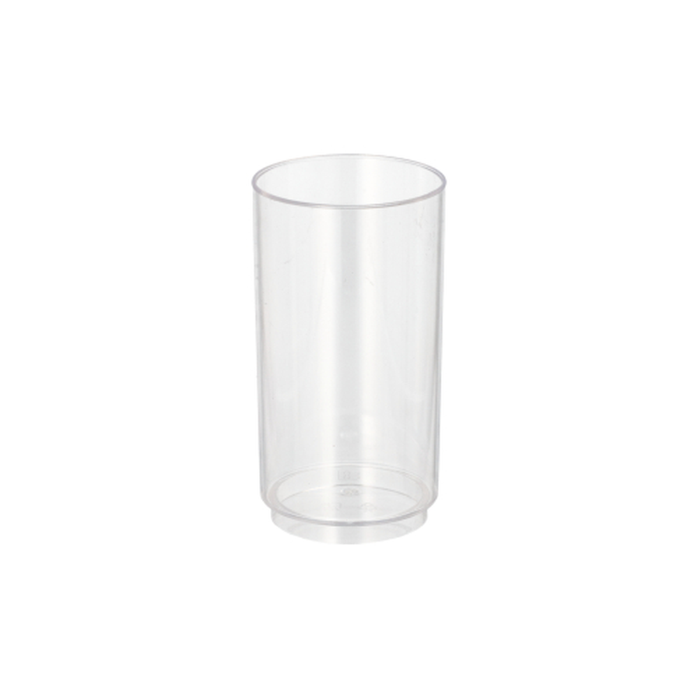 Papstar Fingerfood - Becher, PS 60 ml Ø 4 cm · 7,5 cm glasklar