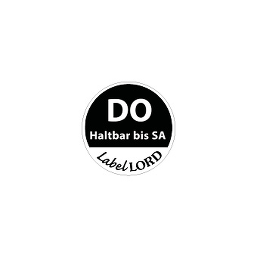 PAPSTAR LabelLord HACCP Lebensmitteletiketten Ø 19 mm schwarz Aqualabel
