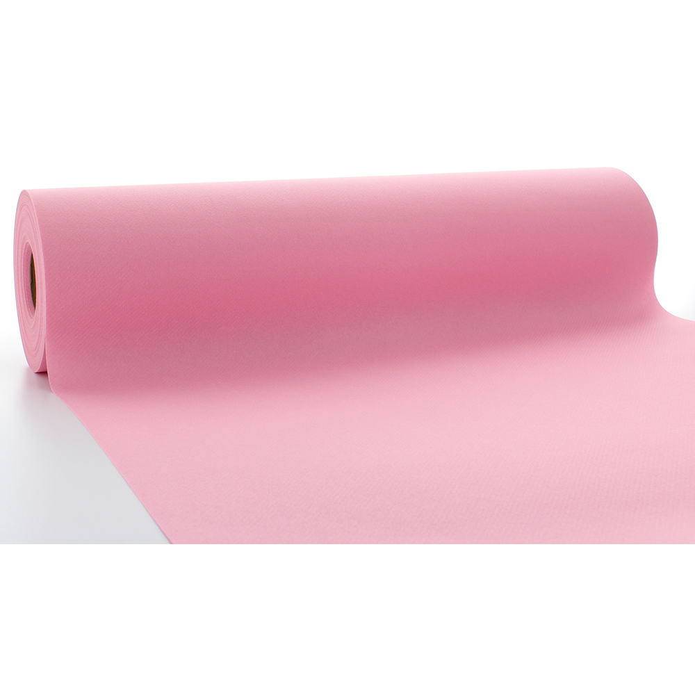 Mank Tischläufer Basic rosa 40 cm x 24 m