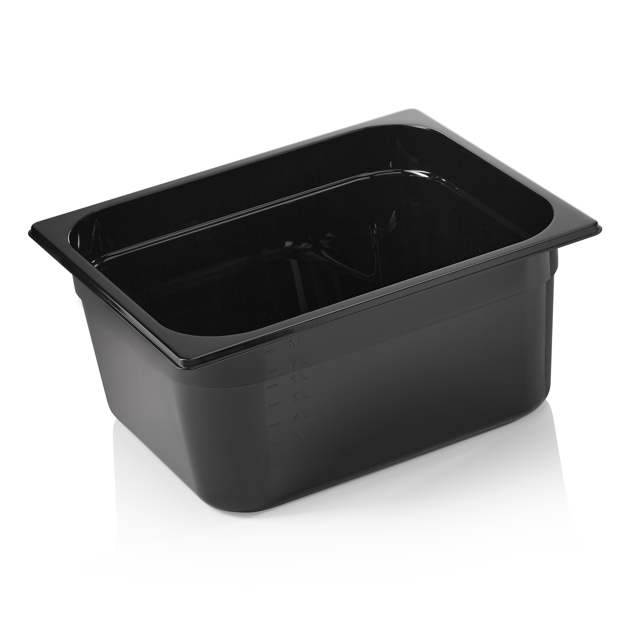 WAS GN Behälter GN 96 BLACK 1/2-150 mm, schwarz, Polycarbonat