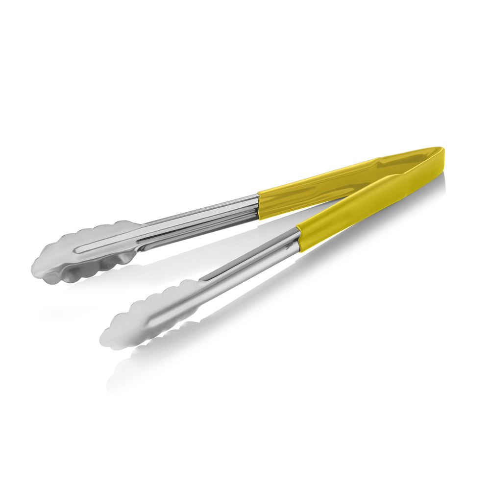 WAS HACCP Universalzange HACCP TONGS, 30 cm, gelb, Chromstahl 18/0