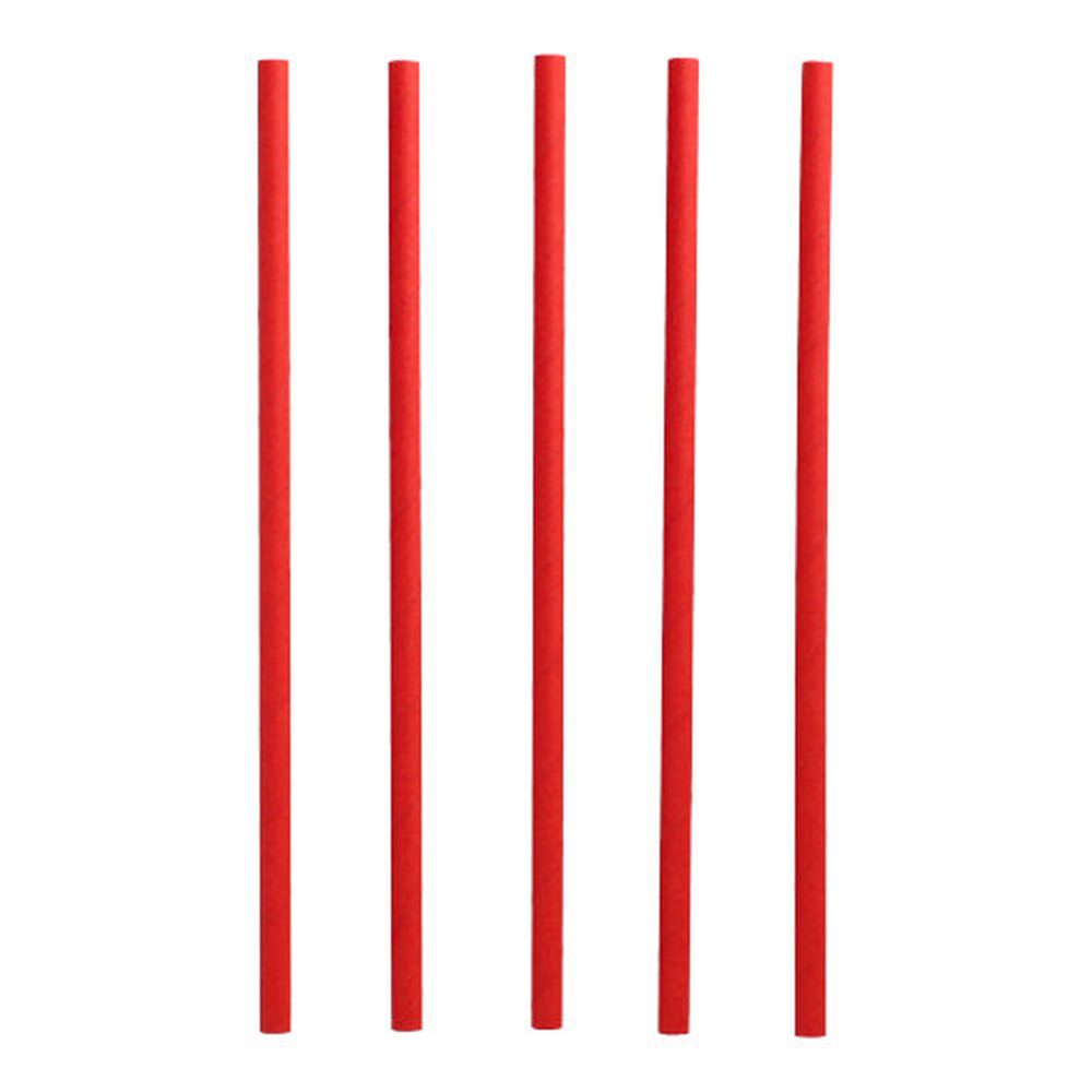 Papstar Shake-Halme, Papier Ø 8 mm · 25 cm rot
