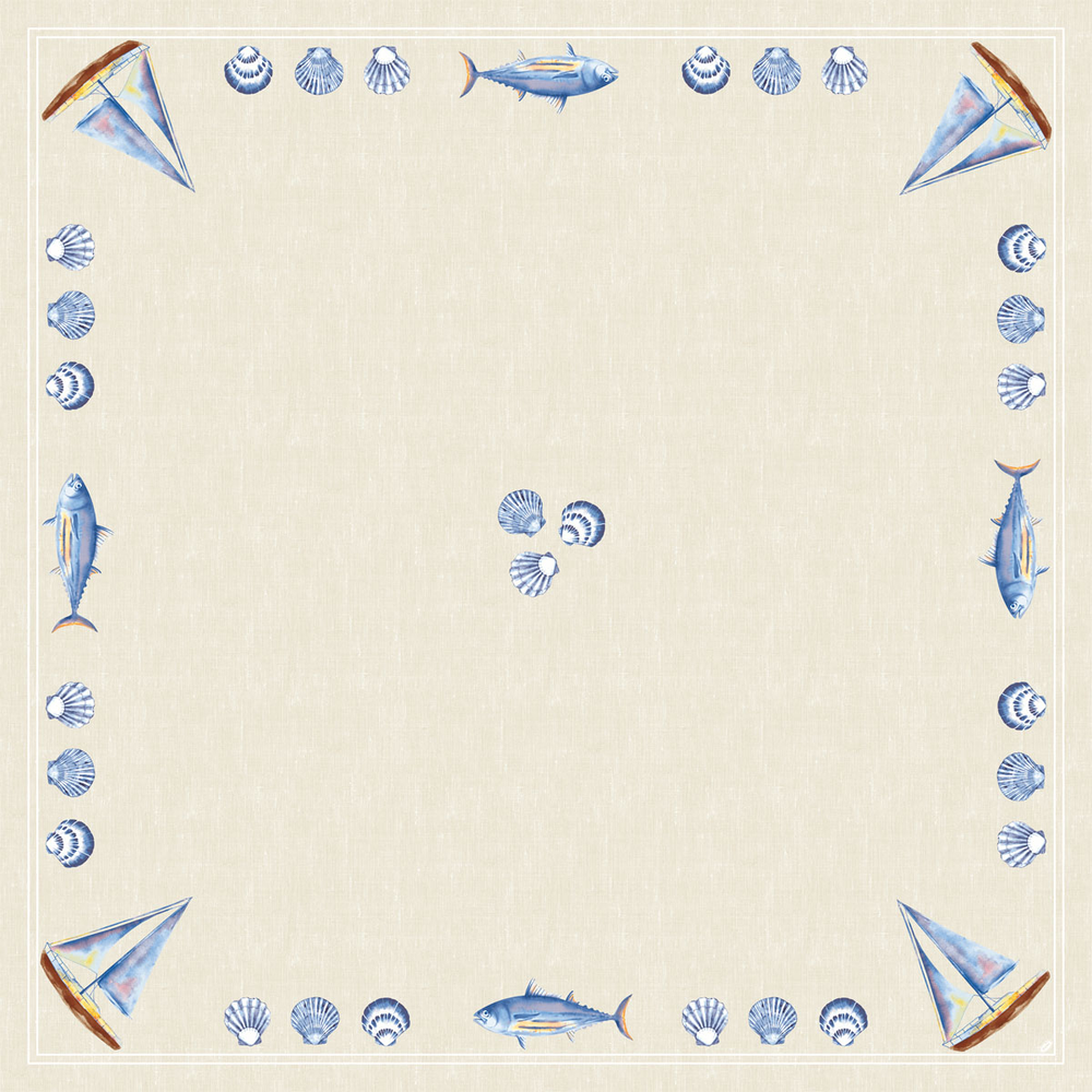 Duni Dunisilk-Mitteldecken 84 x 84 cm Tide