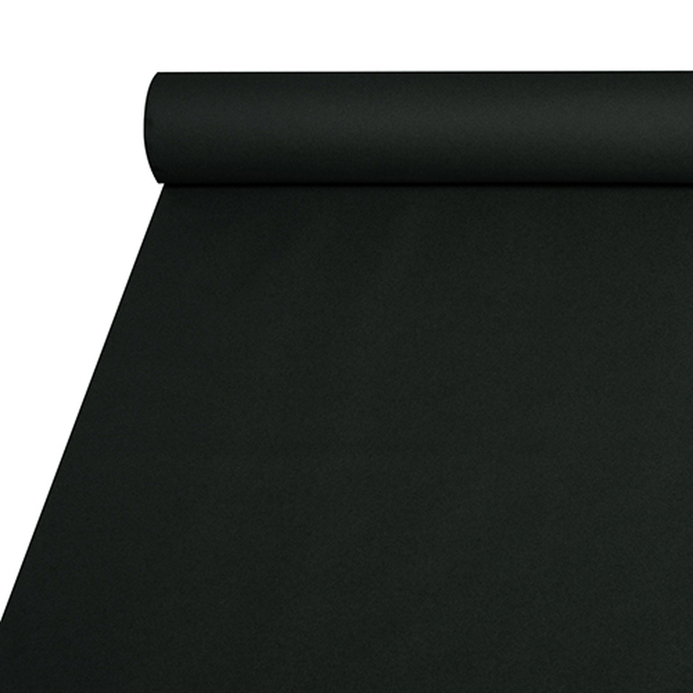 Papstar Tischdecke, stoffähnlich, Airlaid 20 m x 1,2 m schwarz