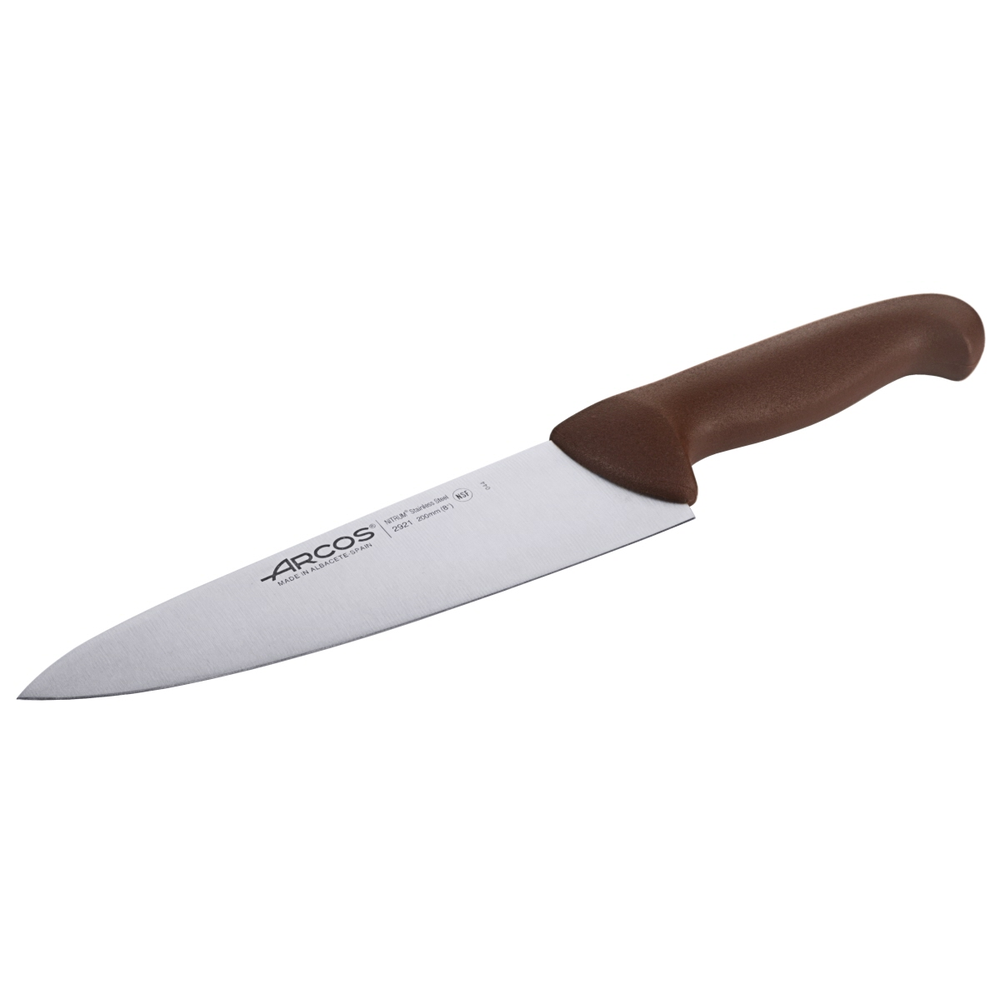 Contacto Kochmesser HACCP braun /Klingenlänge: 18 cm, Klingenlänge: 7 Zol