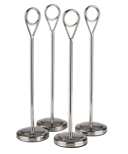 APS Kartenhalter, 4er Set Ø 5 cm, H: 20,5 cm