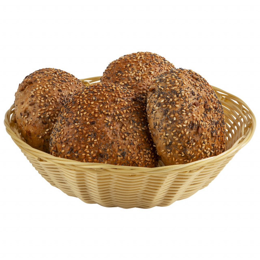 APS Brot- und Obstkorb, rund Ø 25 cm, H: 7 cm , Polypropylen, beige