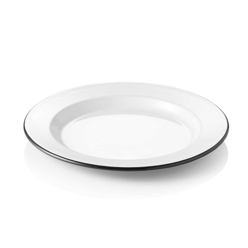 WAS Teller GRACE, flach, Ø 24 cm, Emaille
