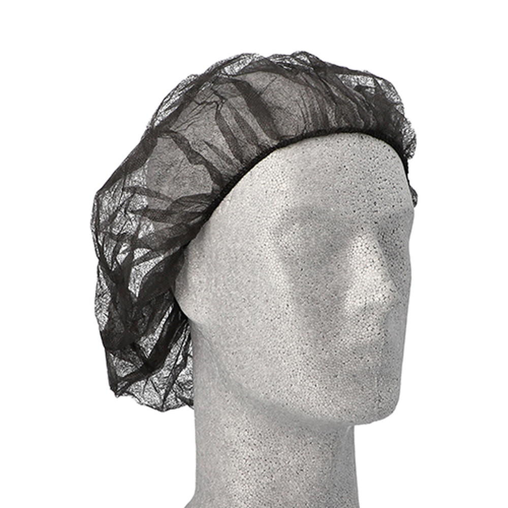Papstar "WORK-INN/PS" Barett-Hauben, Vlies Ø 52 cm schwarz