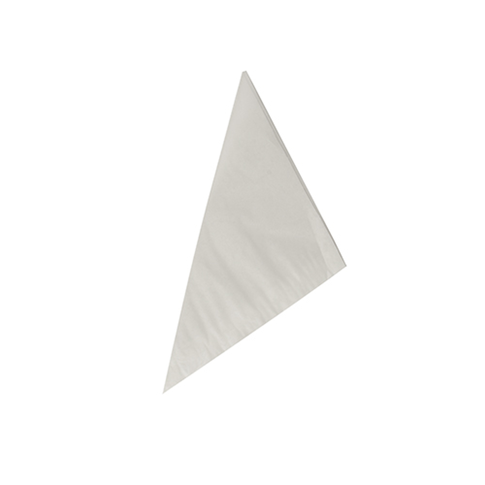 Papstar Spitztüten, Cellulose 15 cm x 15 cm x 21 cm weiss Füllinhalt 50 g