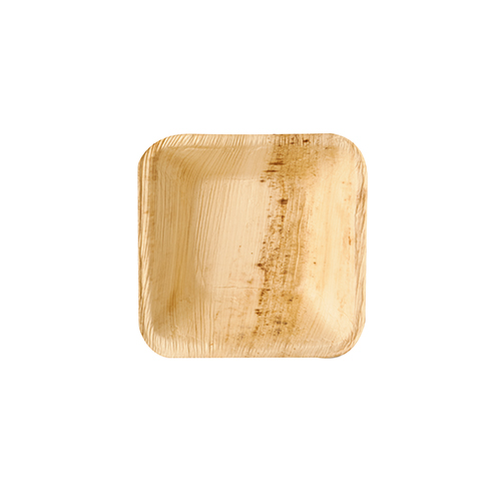 Papstar Schalen, Palmblatt "pure" eckig 40 ml 8 cm x 8 cm x 2 cm