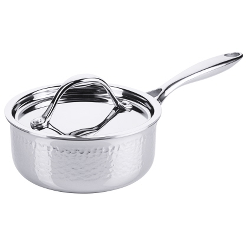 Contacto Stielkasserolle 16 cm mit Hammerschlag-Oberfläche