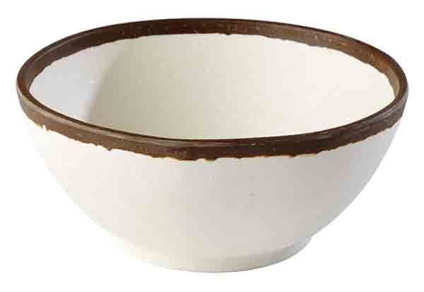 APS Schale -CROCKER- Ø 16 cm, H: 7 cm, 0,7 Liter , Melamin, creme