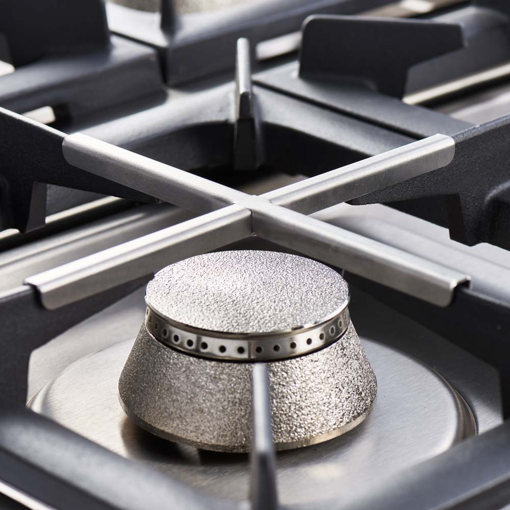 Stalgast Gasherd mit 4 Brennern (3,5x2x5+7) und Elektro-Umluft-Backofen 600x400 