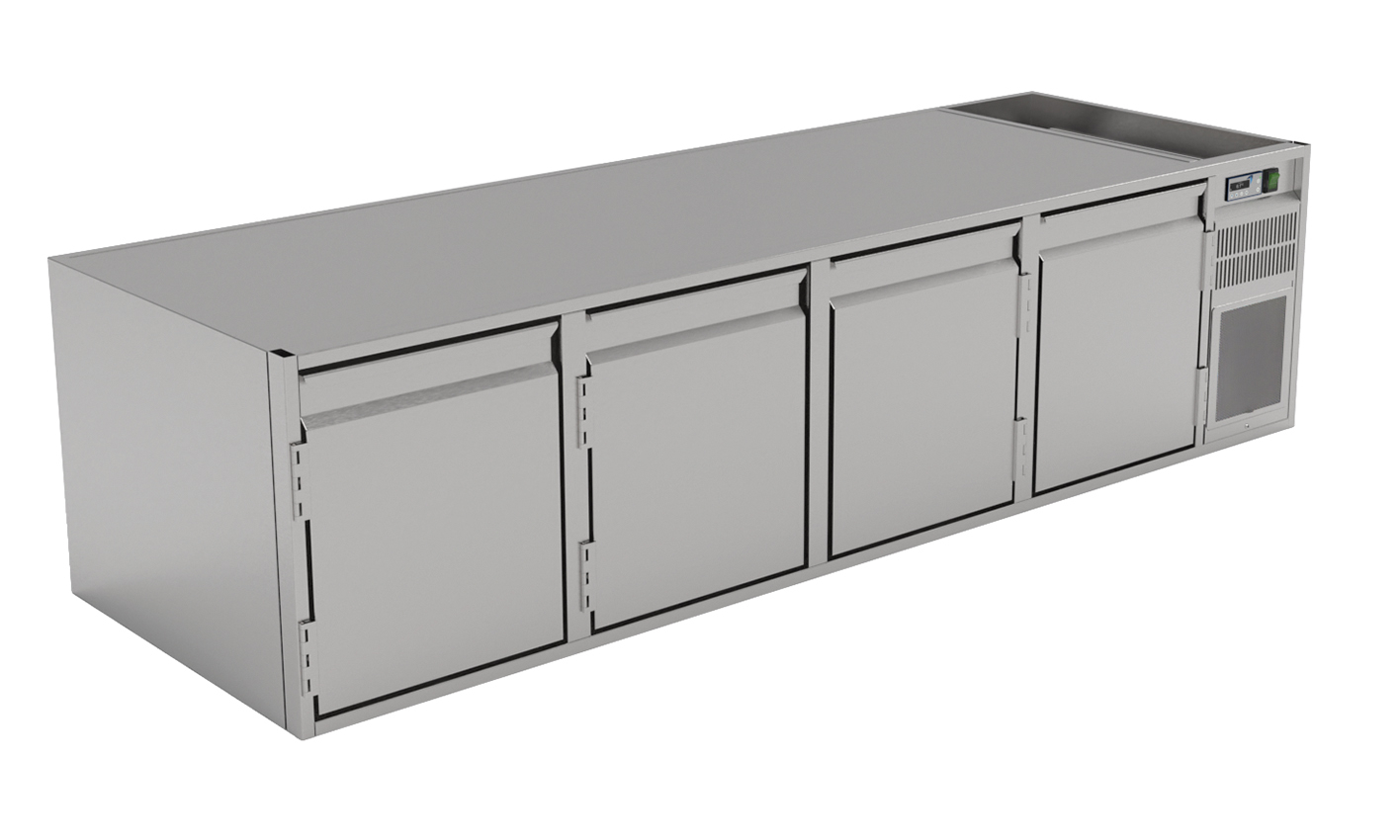 Nordcap Unterbaukühltisch UBE 4-51-4T MFR