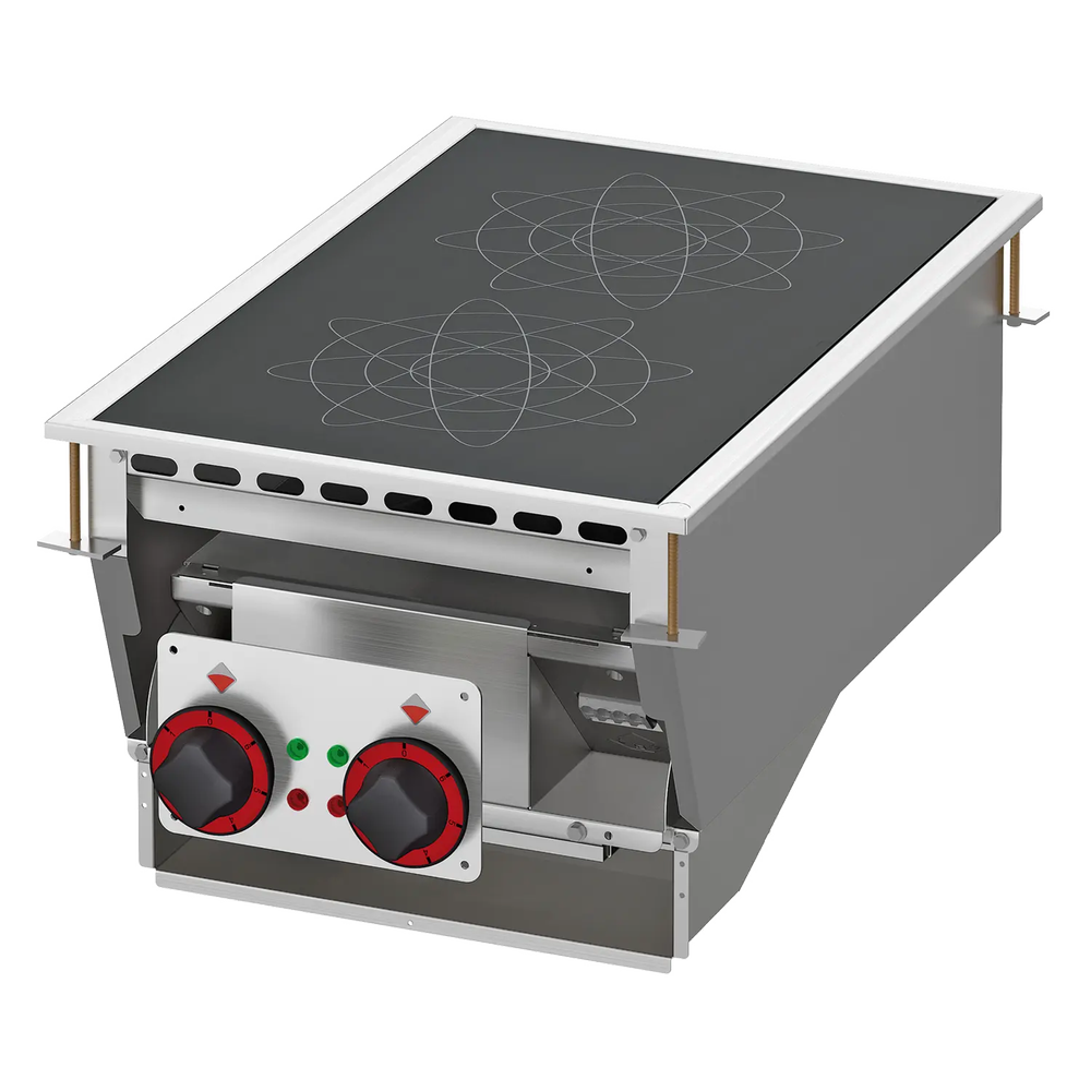 RM Gastro Induktionsherd drop-in elektrisch 2x drop-in Kochfeld 400 V / RM - PCI
