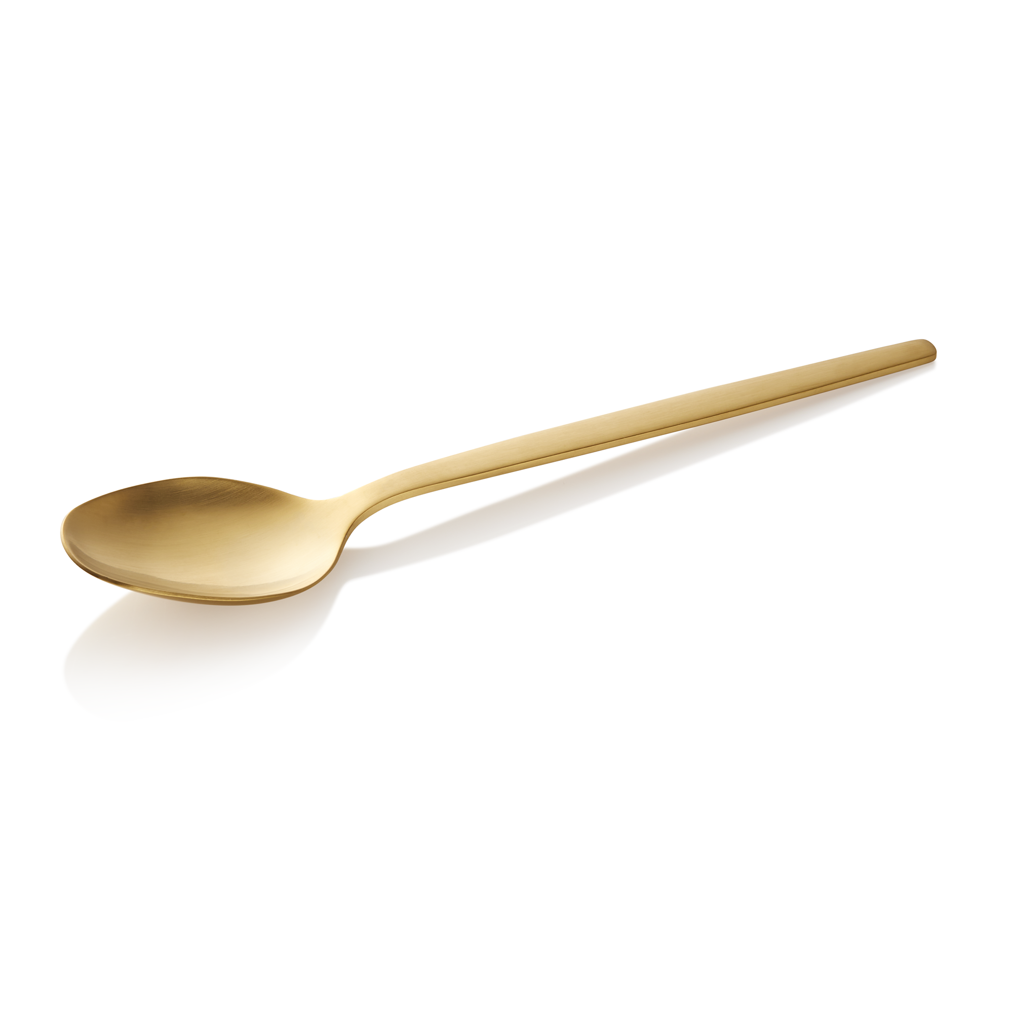 WAS Menülöffel ALEX GOLD, mit gold, matter PVD Beschichtung, 21 cm, Set á 12 Stü