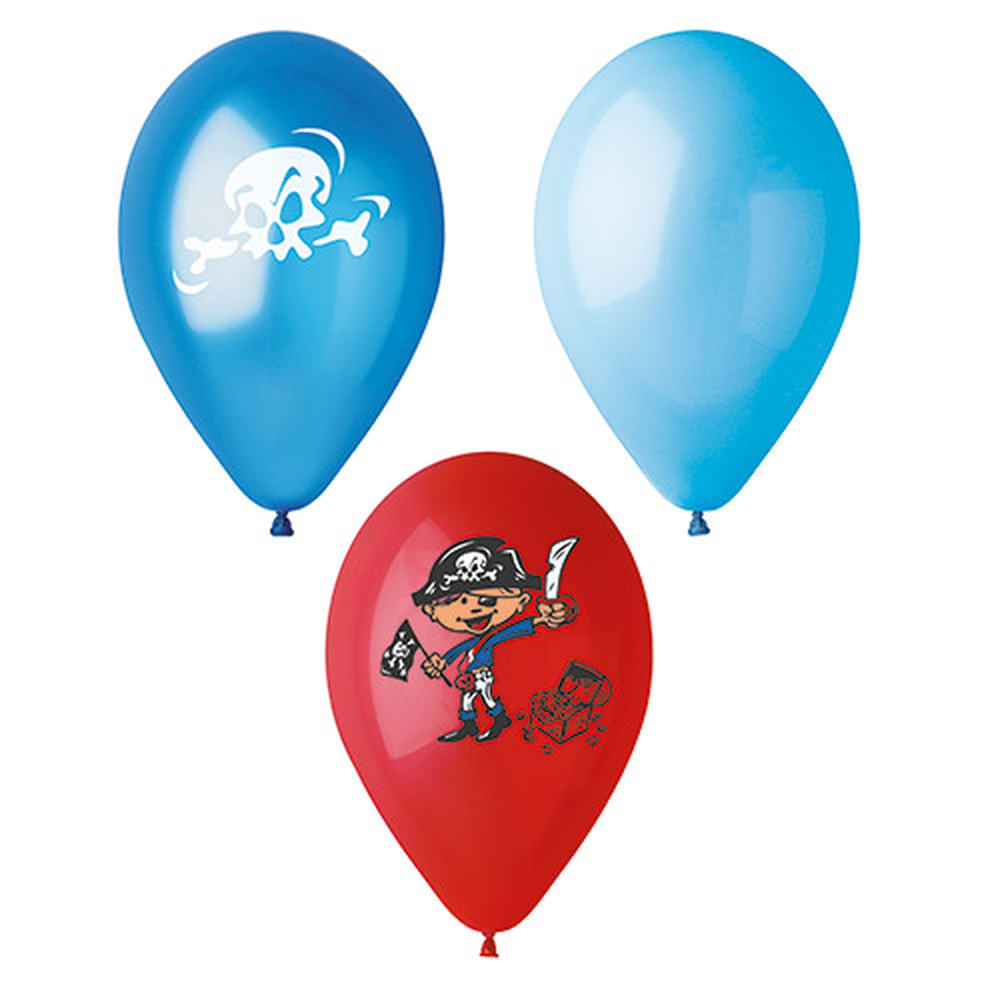 Papstar Luftballons Ø 29 cm farbig sortiert "Pirates"