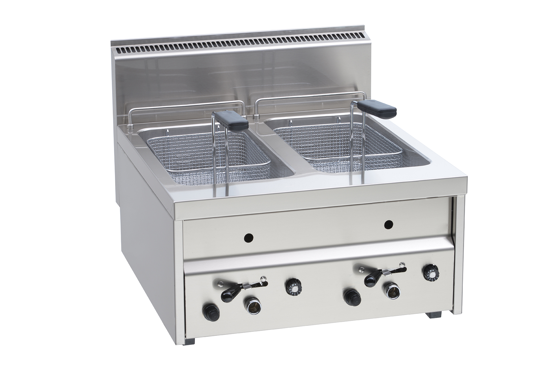 EKU Snackline Gas-Doppelfritteuse  FRE-60-G 2x 6,8 Liter