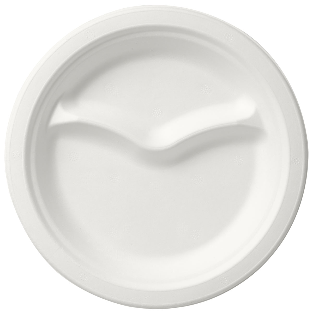 Duni Teller 2-geteilt ø220mm, Bagasse 2-geteilt Ø 220 mm