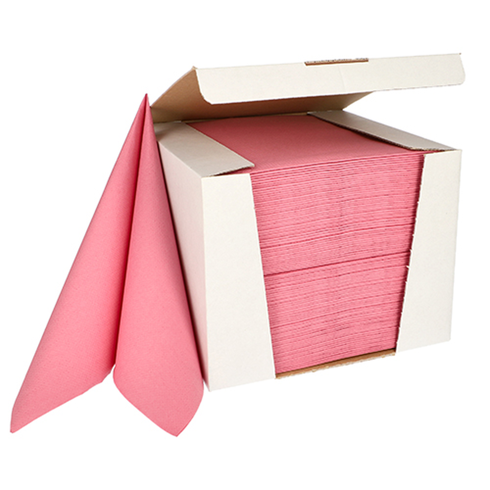 Papstar Servietten "ROYAL Collection" 1/4-Falz 40 cm x 40 cm rosa