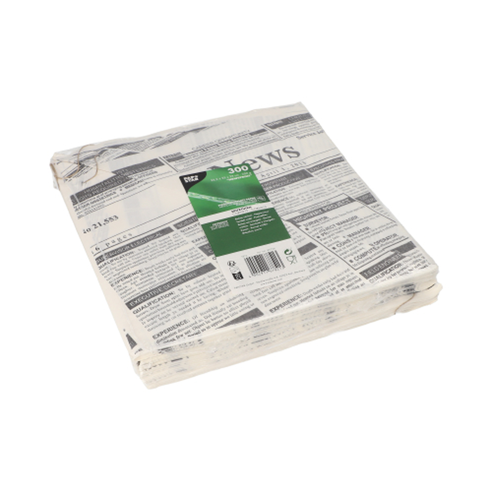 PAPSTAR Spitztüten, Pergament-Ersatz 32,5 cm x 23 cm x 23 cm Newsprint Fül