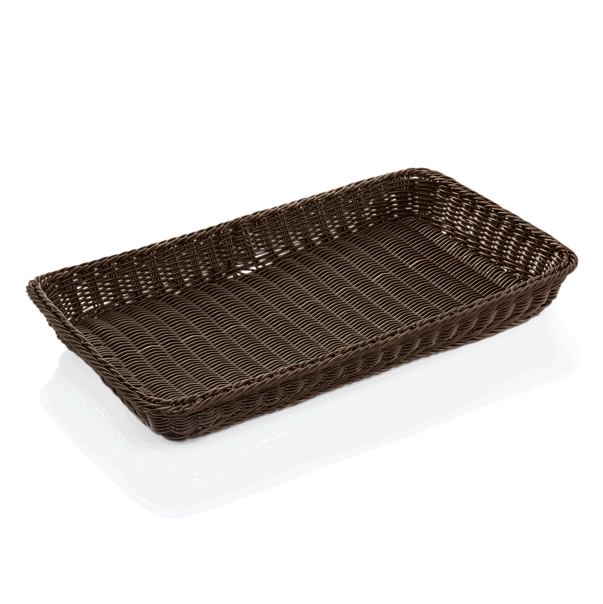WAS Systemkorb GN 1/1-065 mm, dunkelbraun, Polypropylen    -    Basket GN 31