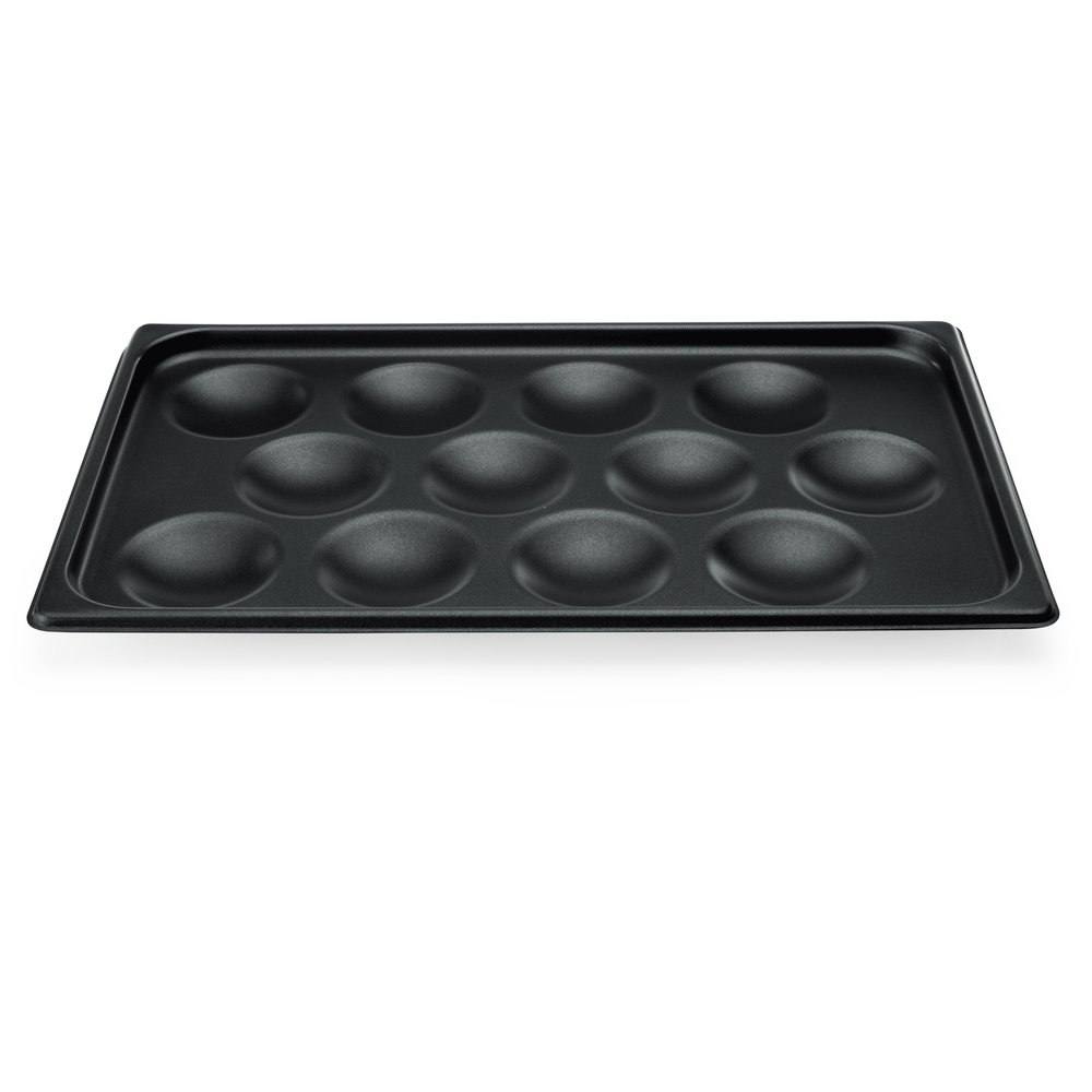 WAS Muffinblech GN 1/1 mit Antihaftbeschichtung, 53 x 32,5 cm, Aluminium