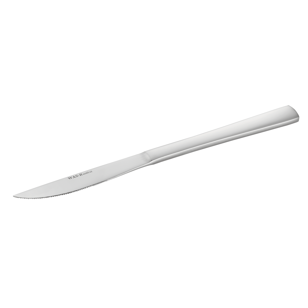 WAS Steakmesser HAMBURG, 21,5 cm, Set á 12 Stück, Chromstahl 13/0
