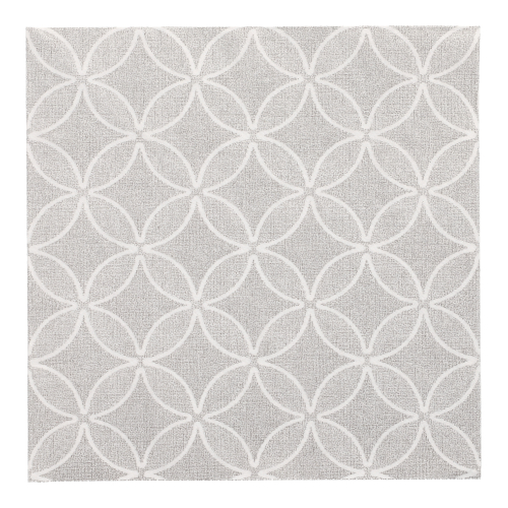 PAPSTAR Servietten ROYAL Collection 1/4-Falz 40 cm x 40 cm grau Circle Fl